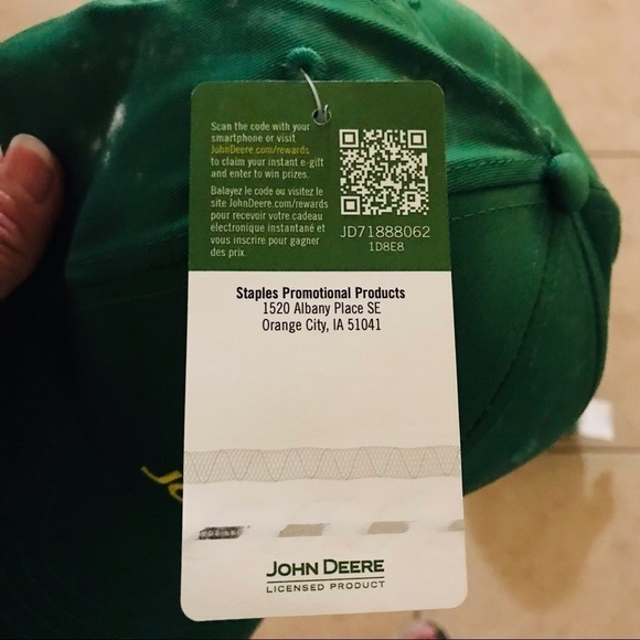 💖 2 pieces John Deere Adjustable Cap Hat 🧢 - Picture 2 of 6